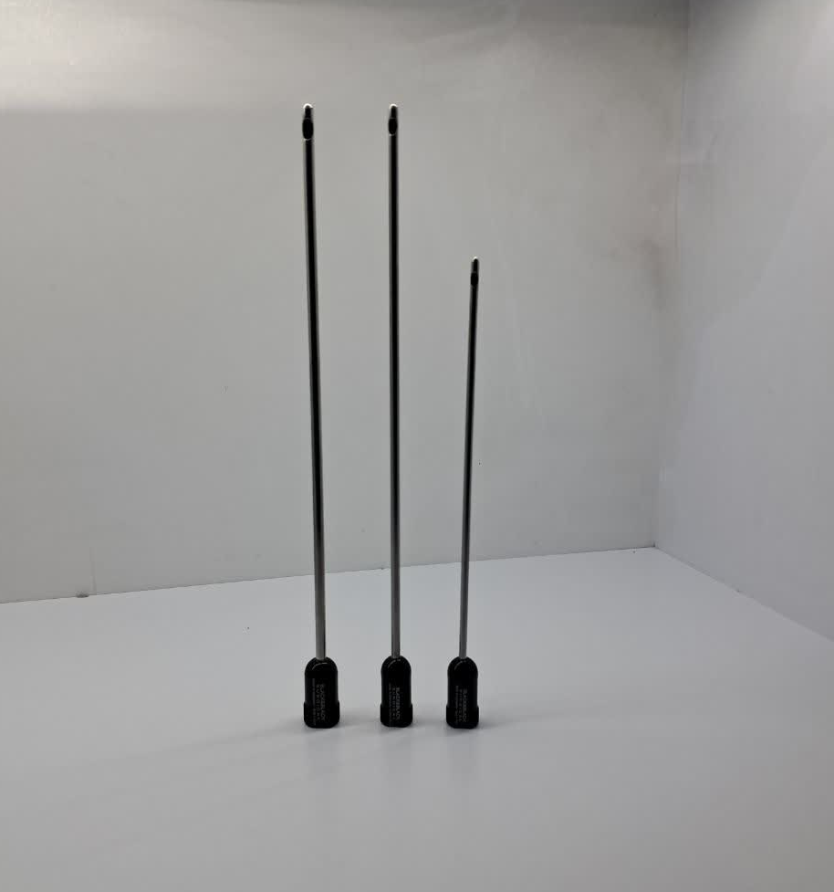 کانولا تزریق تک سوراخ 1/5 میل 15 سانت Black & Black