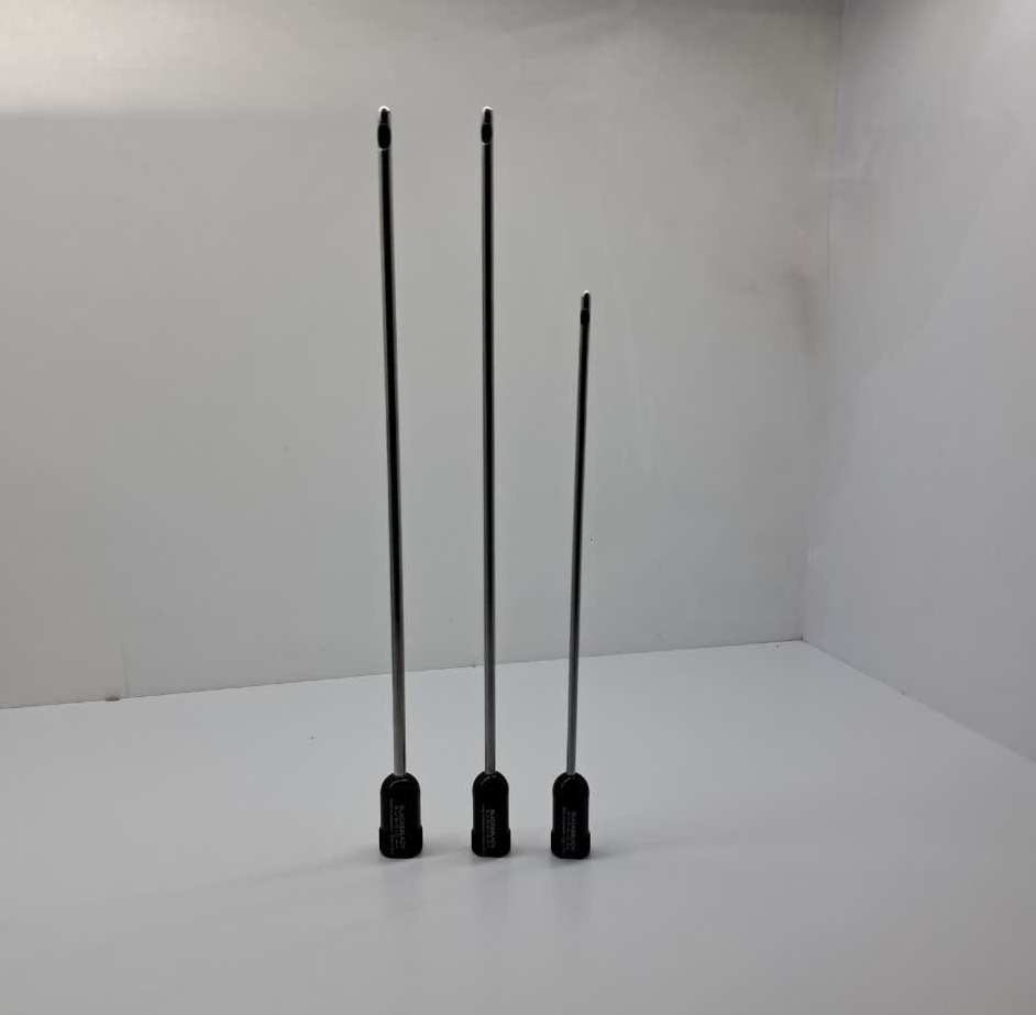 کانولا تزریق تک سوراخ 2/5 میل 15 سانت Black & Black